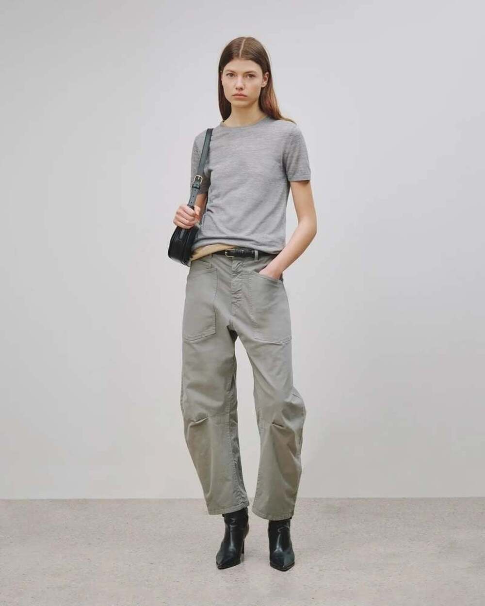 Nili Lotan Shon Grey Pants 8